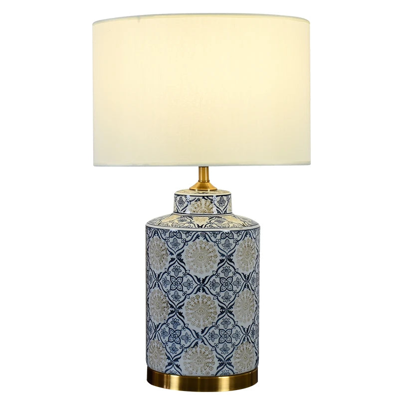 Vintage Chinese Ceramic Table Lamp