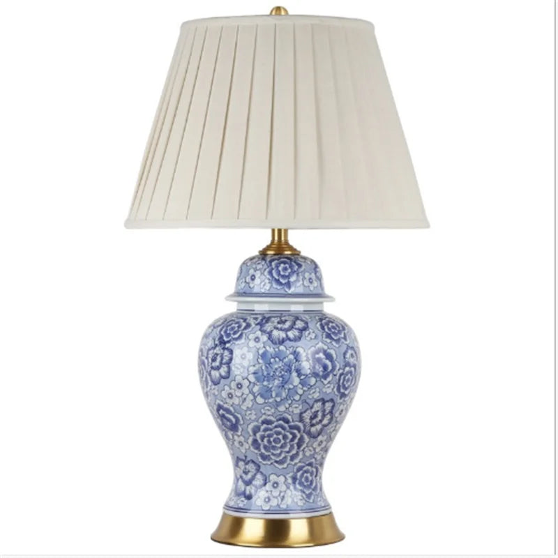 Jingdezhen Blue And White Ceramic Table Lamp