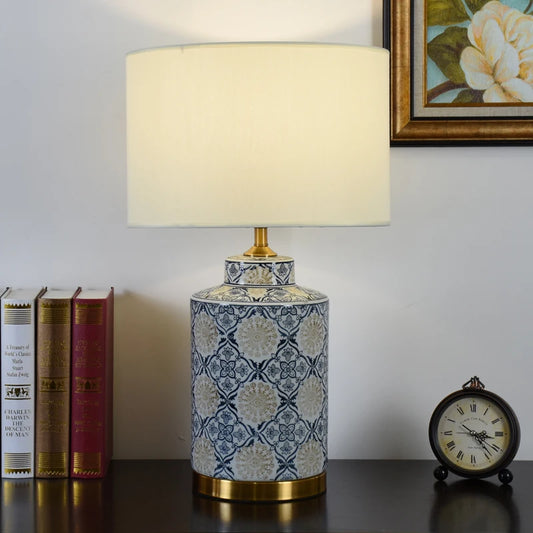 Vintage Chinese Ceramic Table Lamp