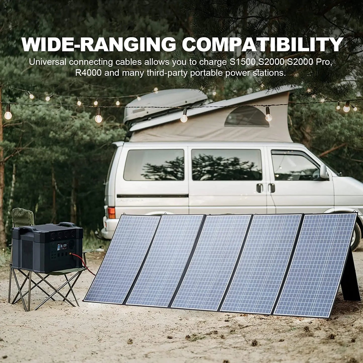 Foldable Solar Panel 400W / 200W / 140W / 100W / 60W Solar Charger