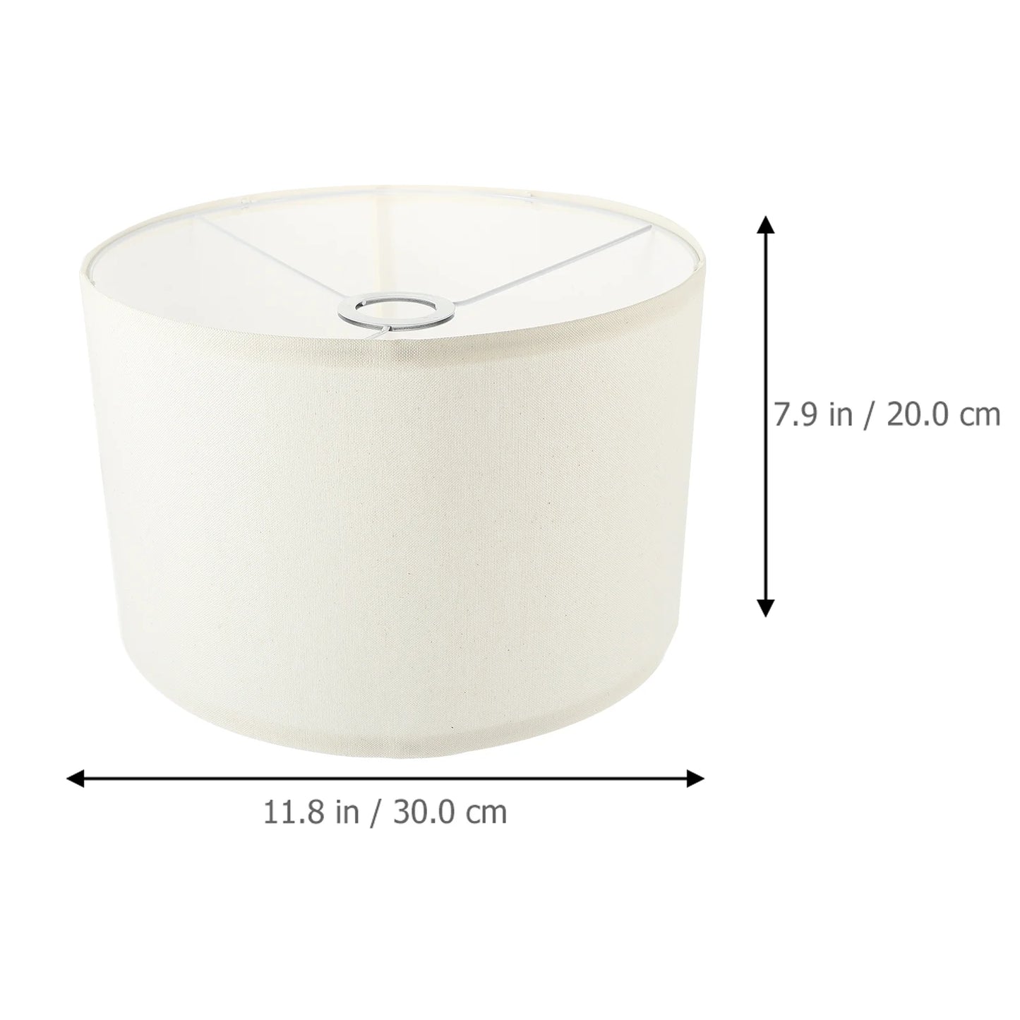 Modern Lampshade Natural Linen Lamp Shade Drum Replacement For Table Lamp