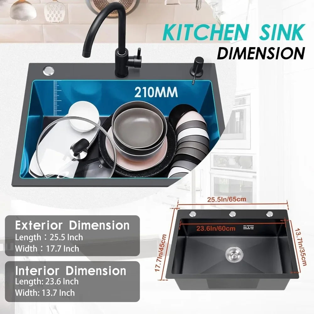 Kitchen Sink Drainer for Kitchen Sinks Accessories Dish Item Multifunction Washers Multifunctional Faucet Home