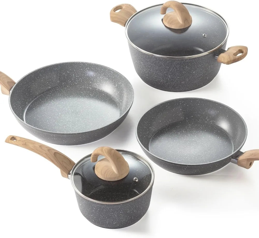 Nonstick Induction Kitchen Cookware Set, Pots and Pans Set