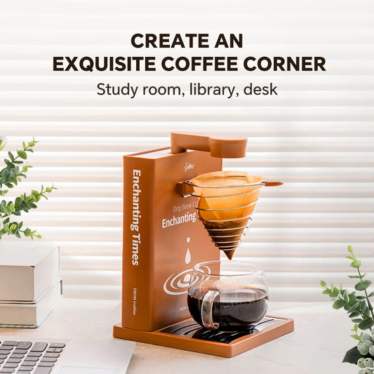 Portable Dripping Pour Over Coffee Maker American Drip Coffee Machine Kitchen Appliances Electric Automatic Brew Tea Powder