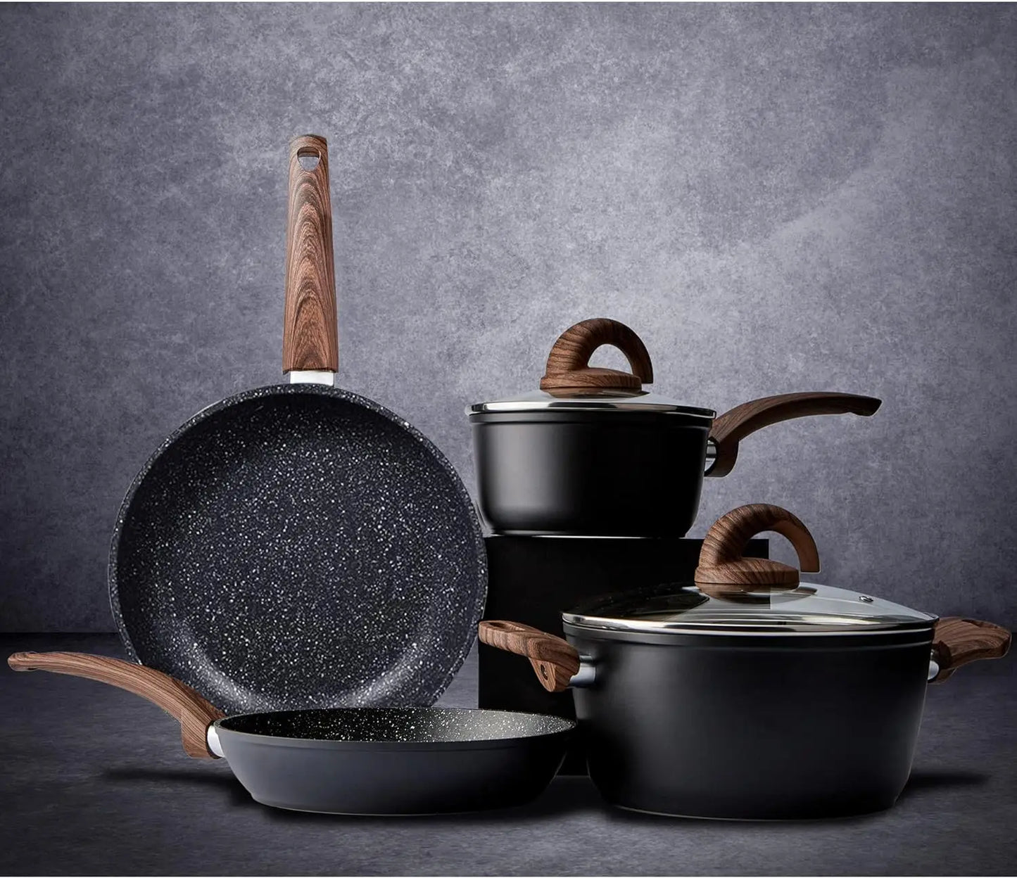 Nonstick Induction Kitchen Cookware Set, Pots and Pans Set